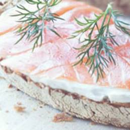 Smoked Salmon on Farm Bread